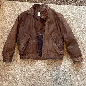 Vintage Brown Leather New River Jacket